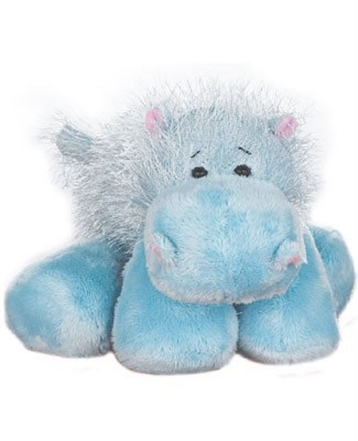Baby Blue Hippo Plush Baby Hippo Stuffed Animal Exceptional | Etsy