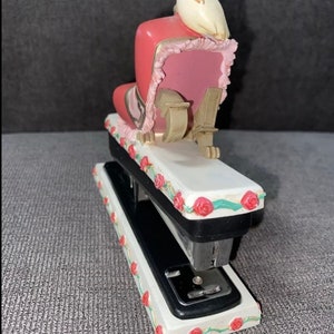 Ultra Rare Beauty and the Beast Stapler Dog Footstool Disney | Etsy