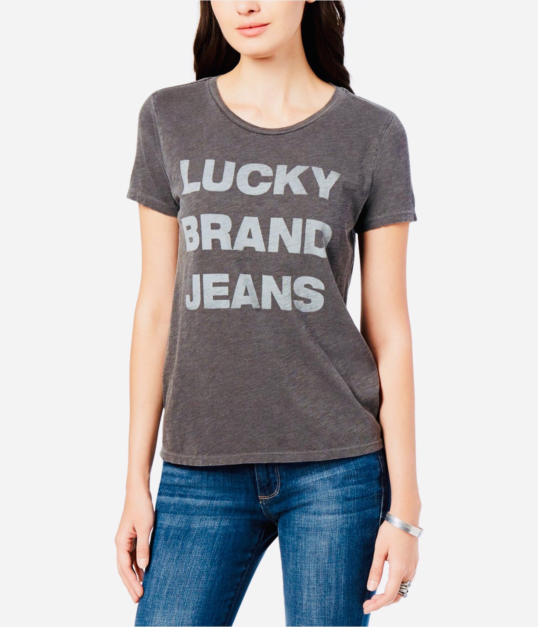 Lucky Jeans Vintage Tee Paper Thin Womens Lucky Brand Jeans Graphic T-shirt  Sz Sm -  Canada