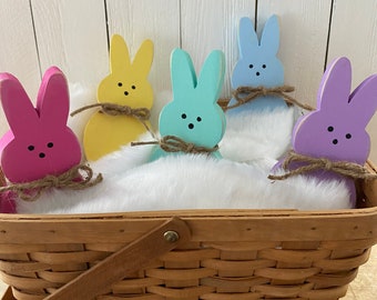 SDTHNT Easter Crafts For Kids, 60pcs Unfinished Wooden Arts