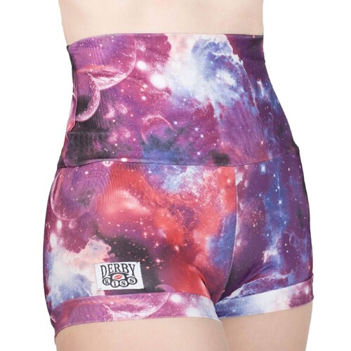Derby Kiss Galaxy Roller Derby Shorts Regular and High Waisted Etsy