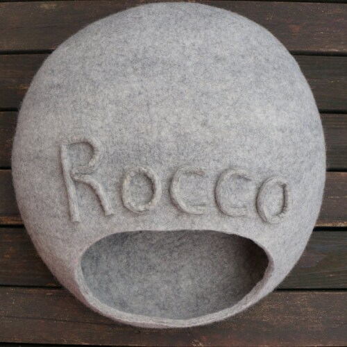 Light Blue Cat Bed Cat Cave Personalized Pet Bed Pet Furniture Etsy