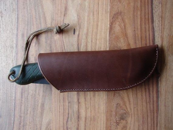 Fait à la main en cuir Bahco lapone Bushcraft articulé Scie gaine