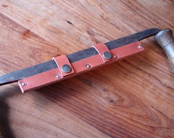 Leather drawknife sheath - custom, made to size