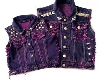 infant jean vest
