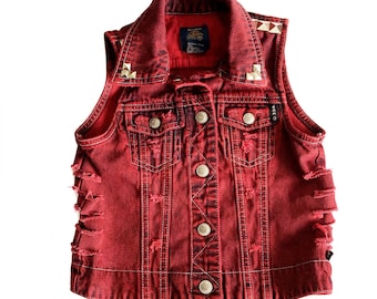 infant jean vest