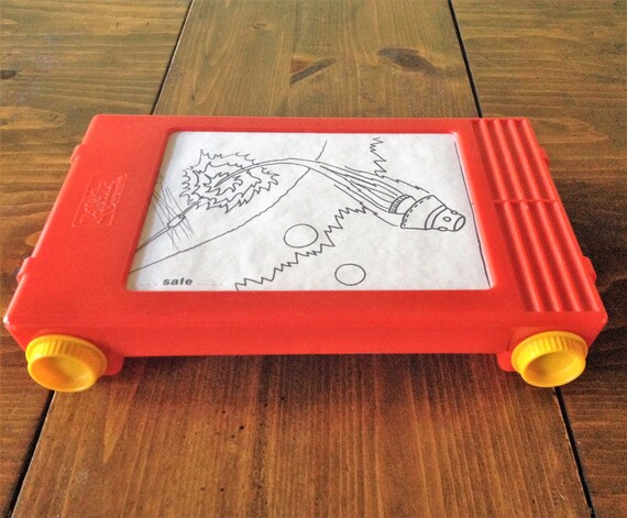 Vintage Rolocor Coloring Desk For Kids W Vintage Coloring Etsy