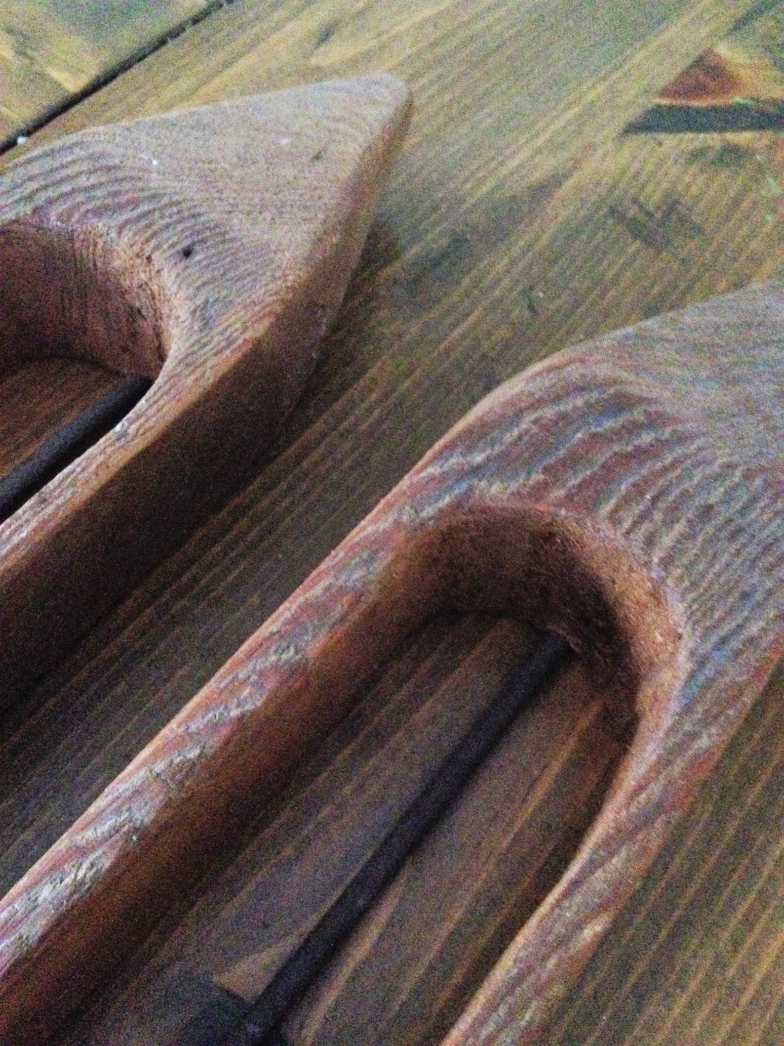 Antique Wood Weaving Loom Shuttle CANDLE HOLDERS Rustic Iron Etsy