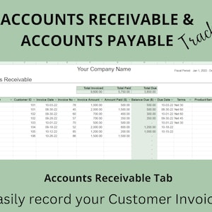Accounts Receivable Accounts Payable Tracker Automatic Open Invoices Accounts Receivable Accounts Payable Tracker Automatic Open Invoices