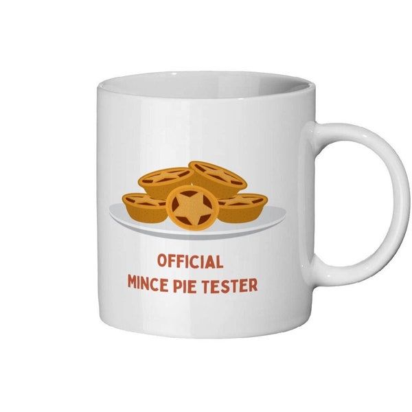 Official Mince Pie Taster Mug/Secret Santa Mug/Funny mug