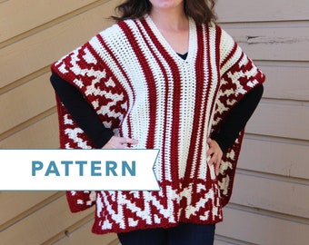 Inspiration Poncho | Crochet Pattern | Intermediate beginner