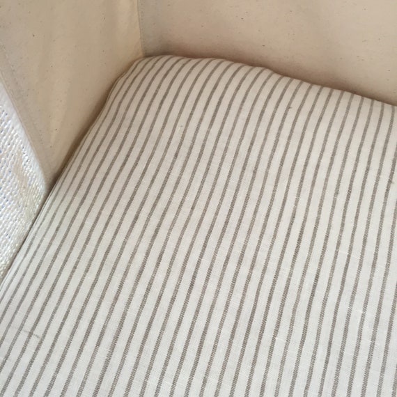 linen bassinet fitted sheet