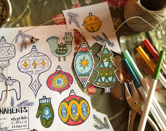 Weihnachtsschmuck von MTN GRL Studio