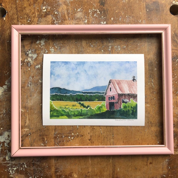 Vermont Barns Etsy