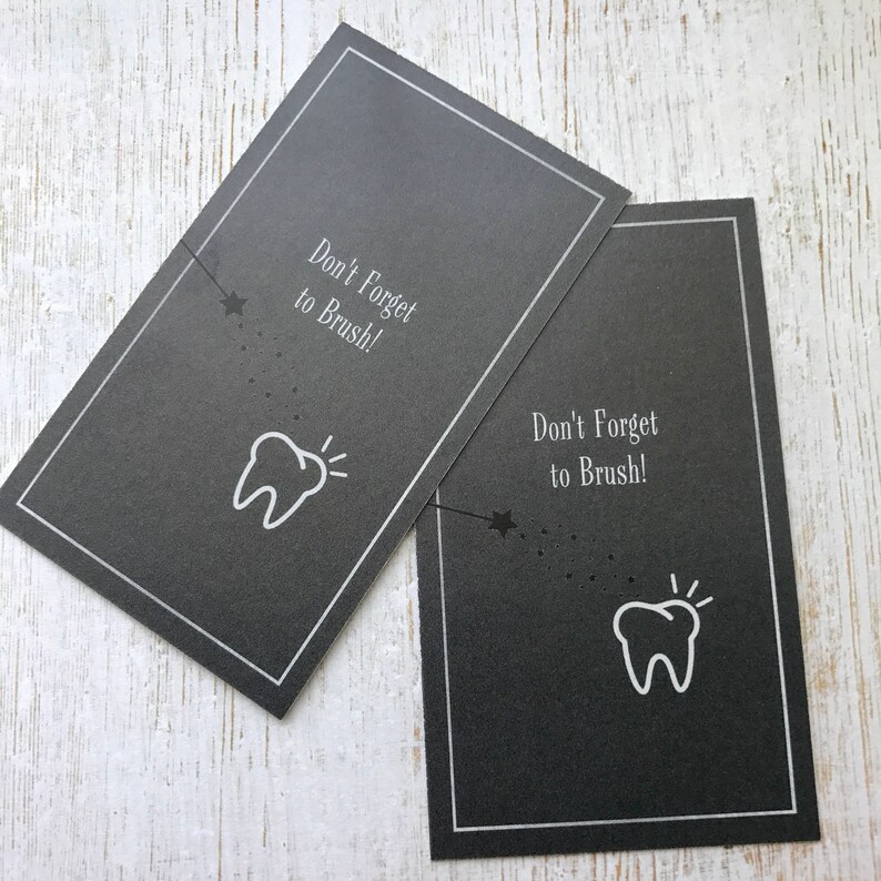 Tooth Fairy Receipt Letter Card Set of 10 or 20 lost tooth image 4