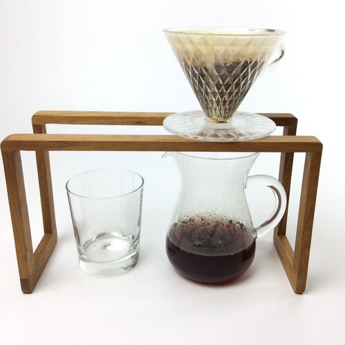 V60 Coffee Filter Stand Coffee Filter Holder Pour Over Etsy