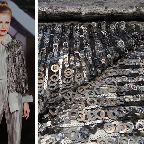 Embroidered fabric of washers Ref. TE967