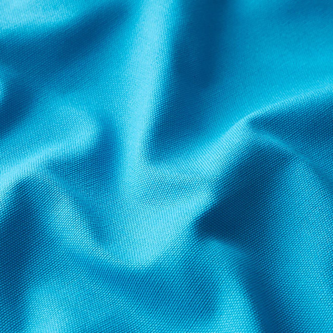 Turquoise blue plain canvas fabric Ref. TE4000 | Etsy