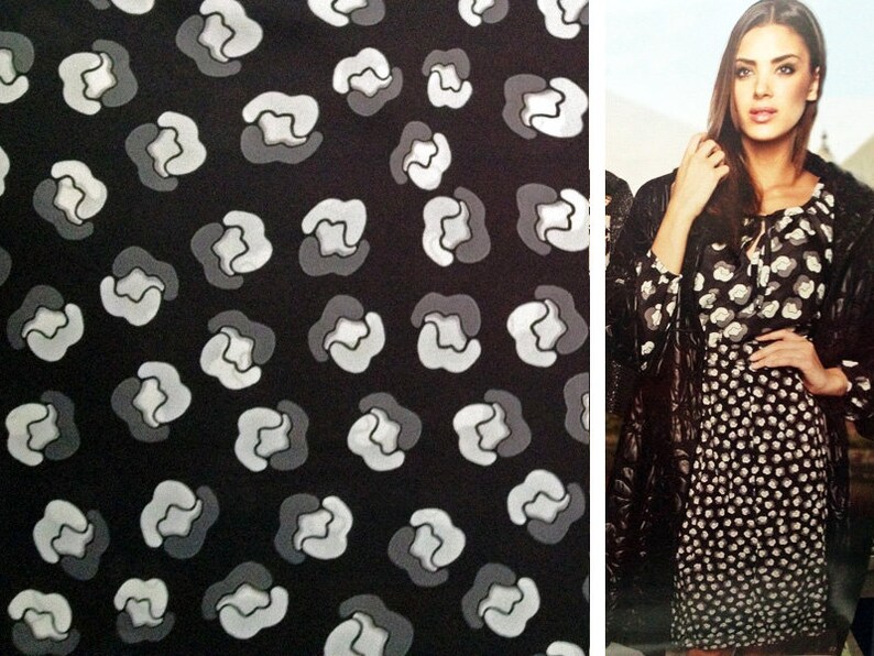 Printed silk fabric Ref TE548