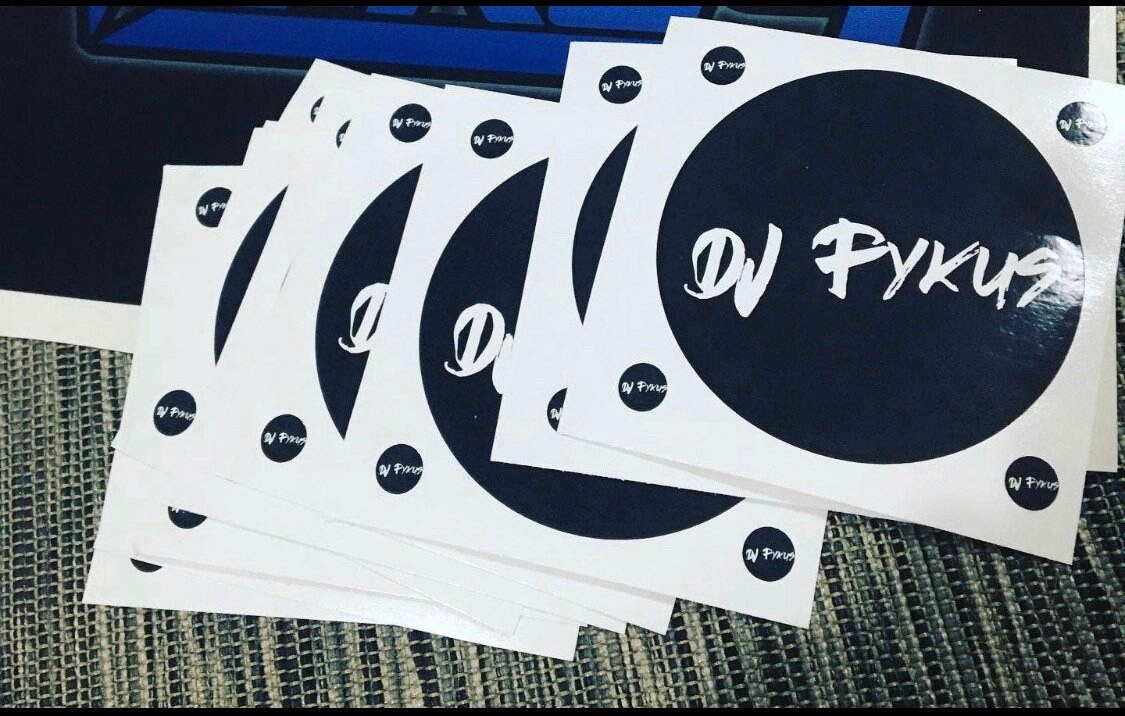 Custom Dj Center Labels With Cue Stickers Etsy