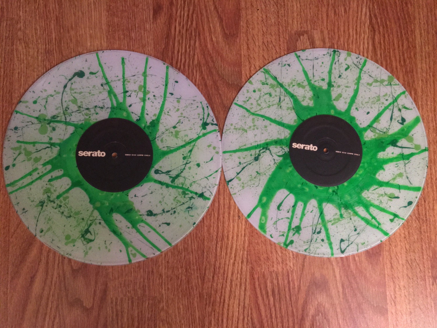 SERATO UV SPLATTER Custom Control Vinyl / - Etsy