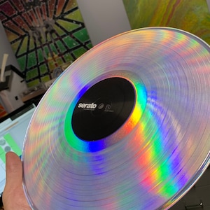 12インチ ホログラフィック カスタム SERATO パフォーマンス コントロール ビニール