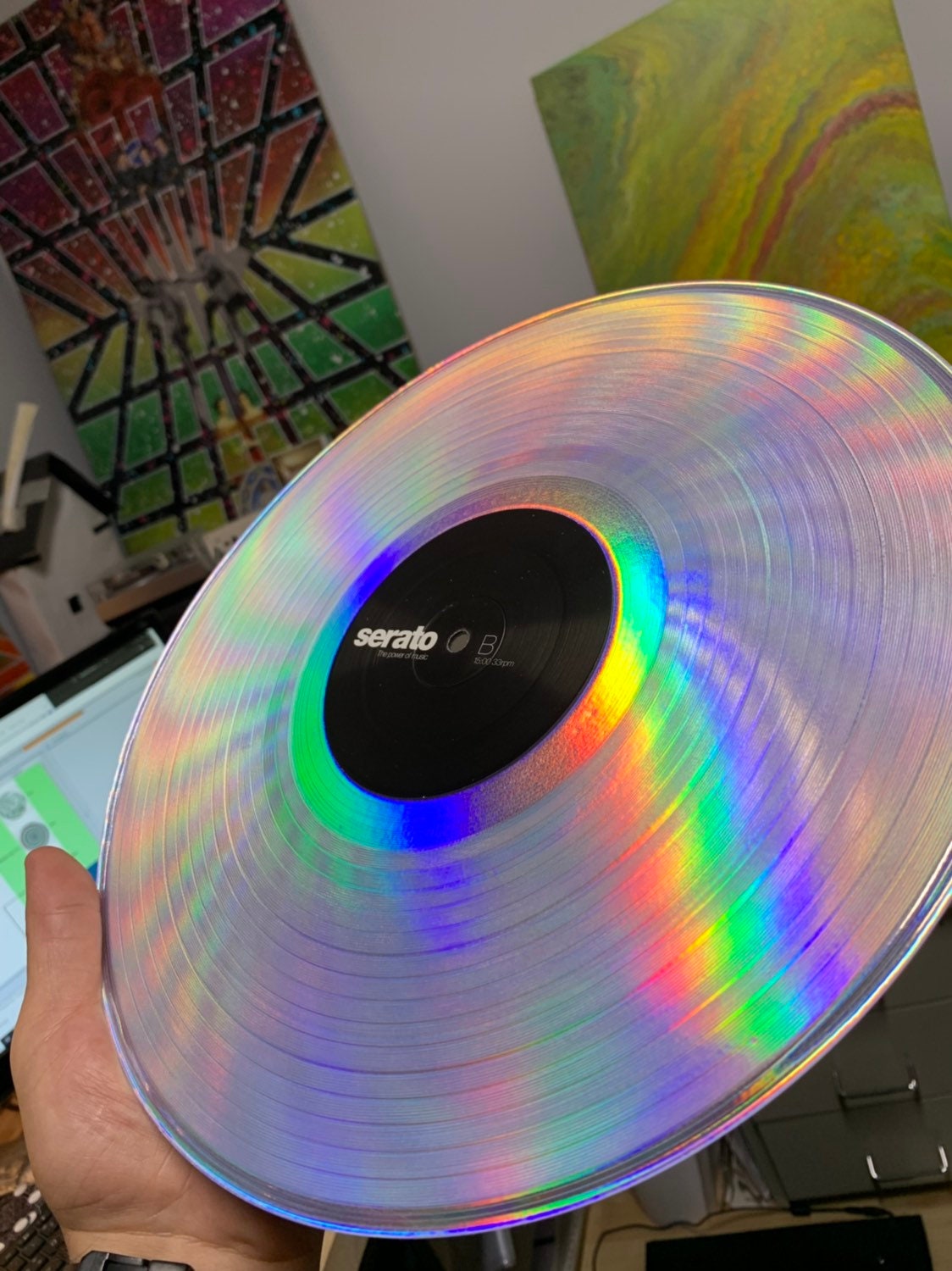 filosofía avaro recuperar 12 Holographic Custom SERATO Performance Control Vinyl - Etsy