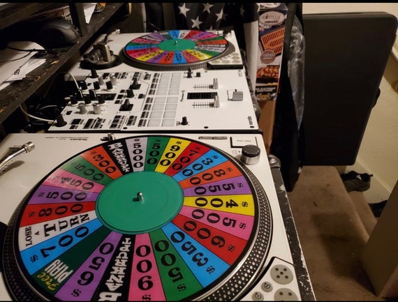 12 wheel of Fortune a Pair of Serato Control Vinyl for Your