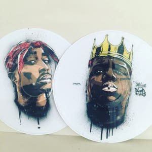 EAST vs WEST   2 big vs pac custom serato  control  vinyl  /scratch live  /