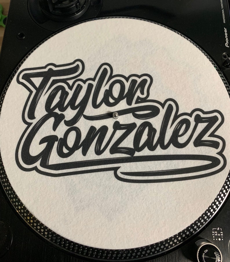 Custom DJ Slipmats With Your Logo pair Etsy