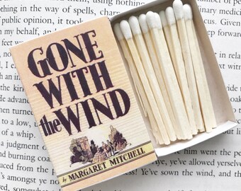 Gone with the Wind Book Matches // Margaret Mitchell // Stocking Stuffers