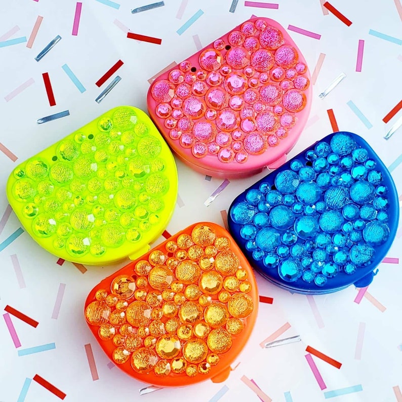 NEON GEMMY retainer case standard pink Etsy