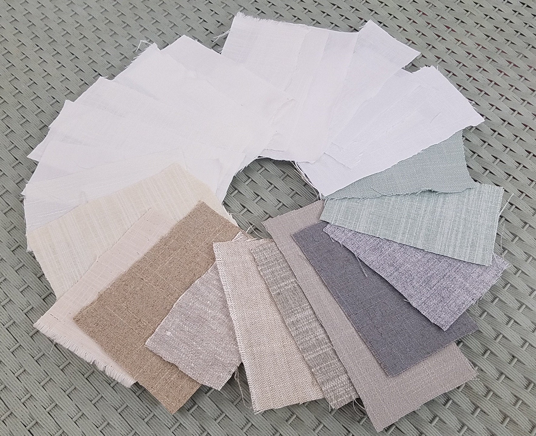 Fabric Swatches of All Custom Drapery Fabric Options