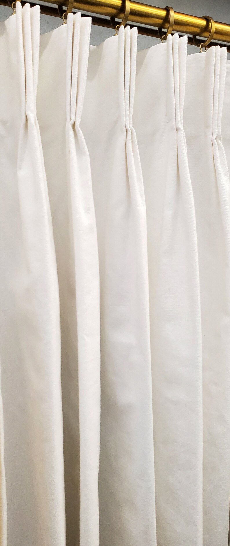 7 Oz. Cotton Duck in White 100 Cotton Duck Fabric Lined Etsy