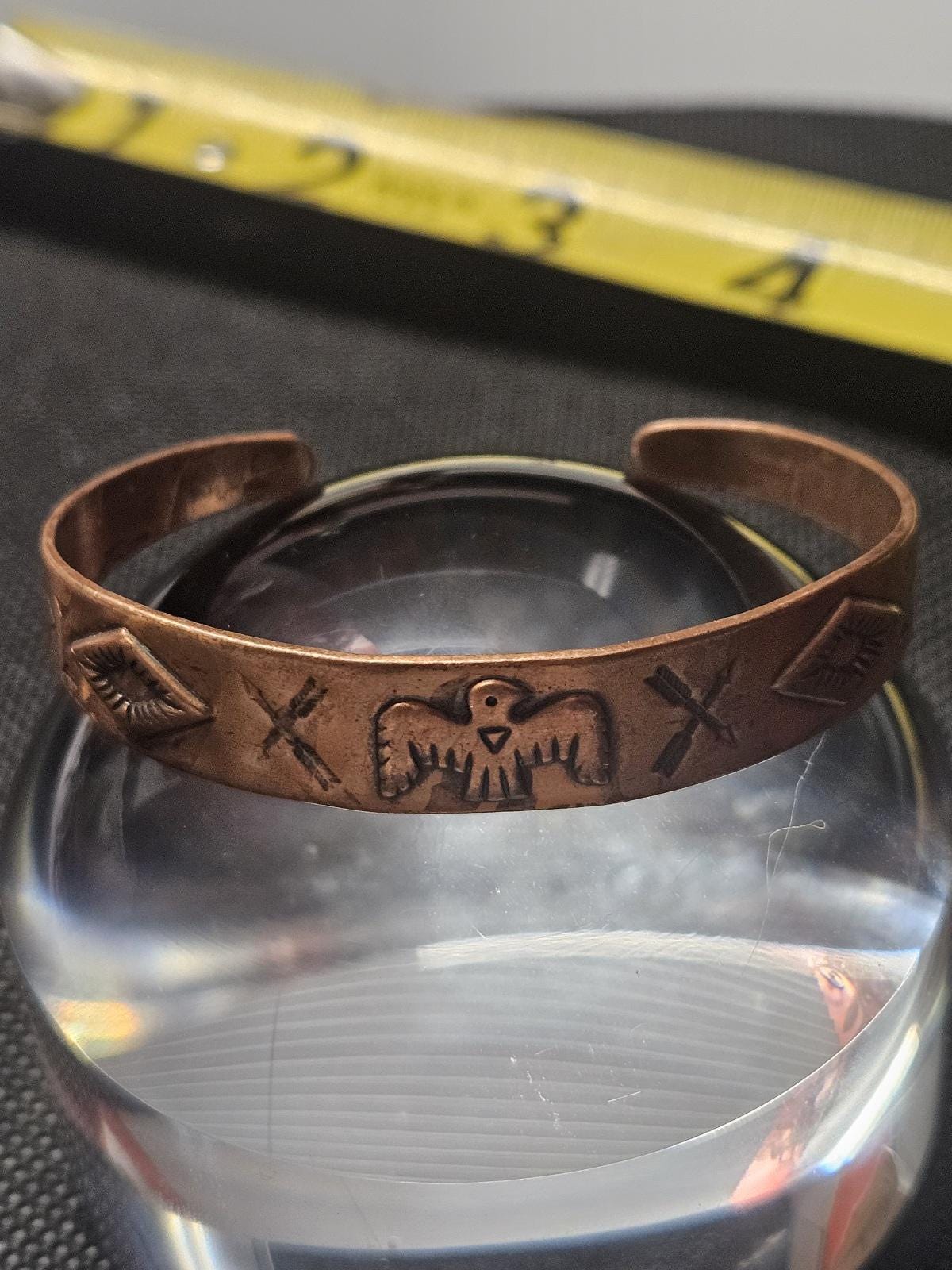 Fred Harvey Thunderbird Cuff - Etsy