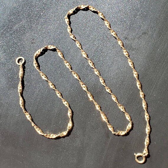 12K Gold-filled Twisted Herringbone 