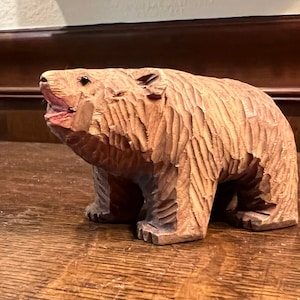 Black Forest style carved bear