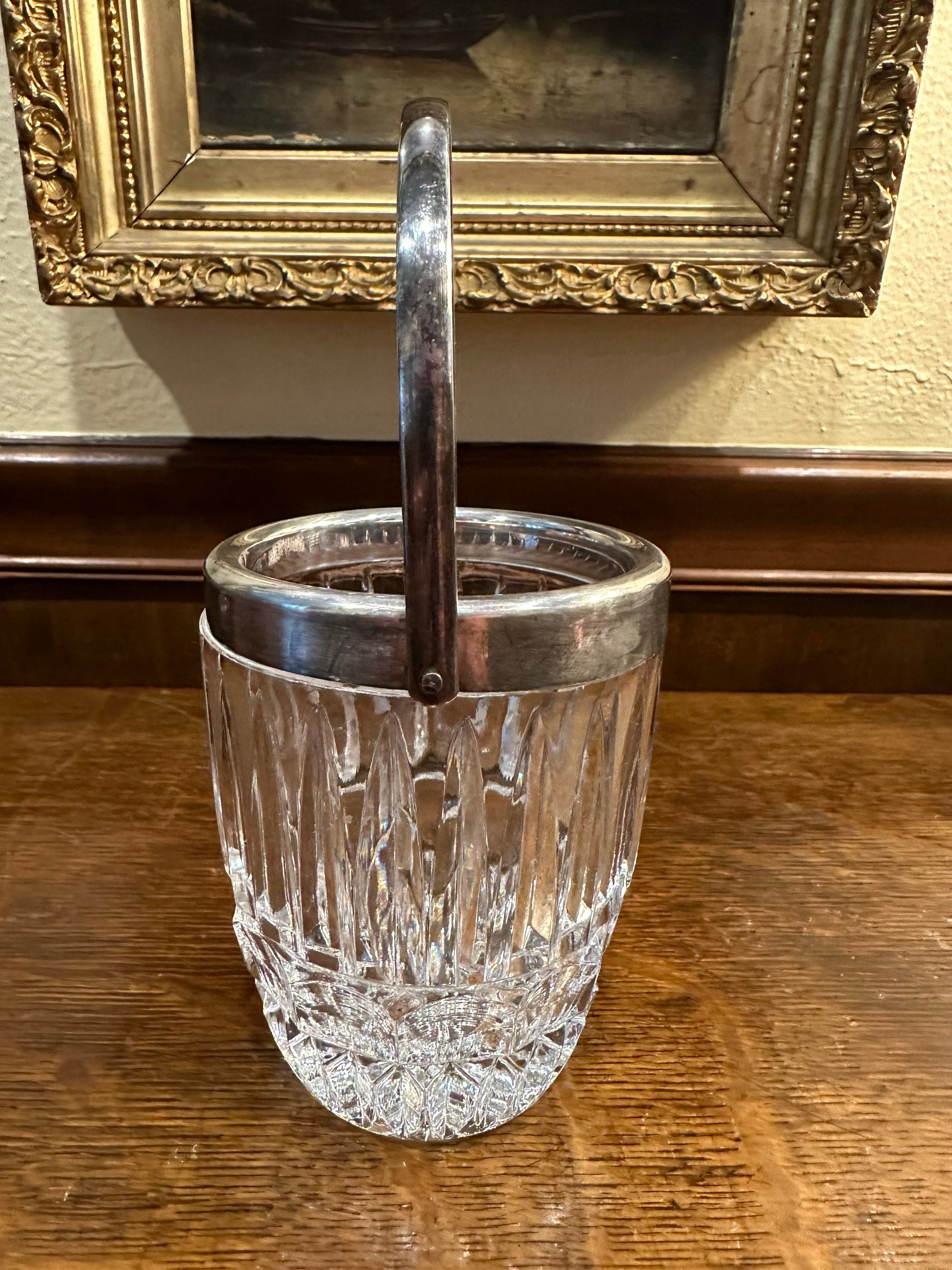 Crystal and Silver Individual Ice Bucket Etsy Canada