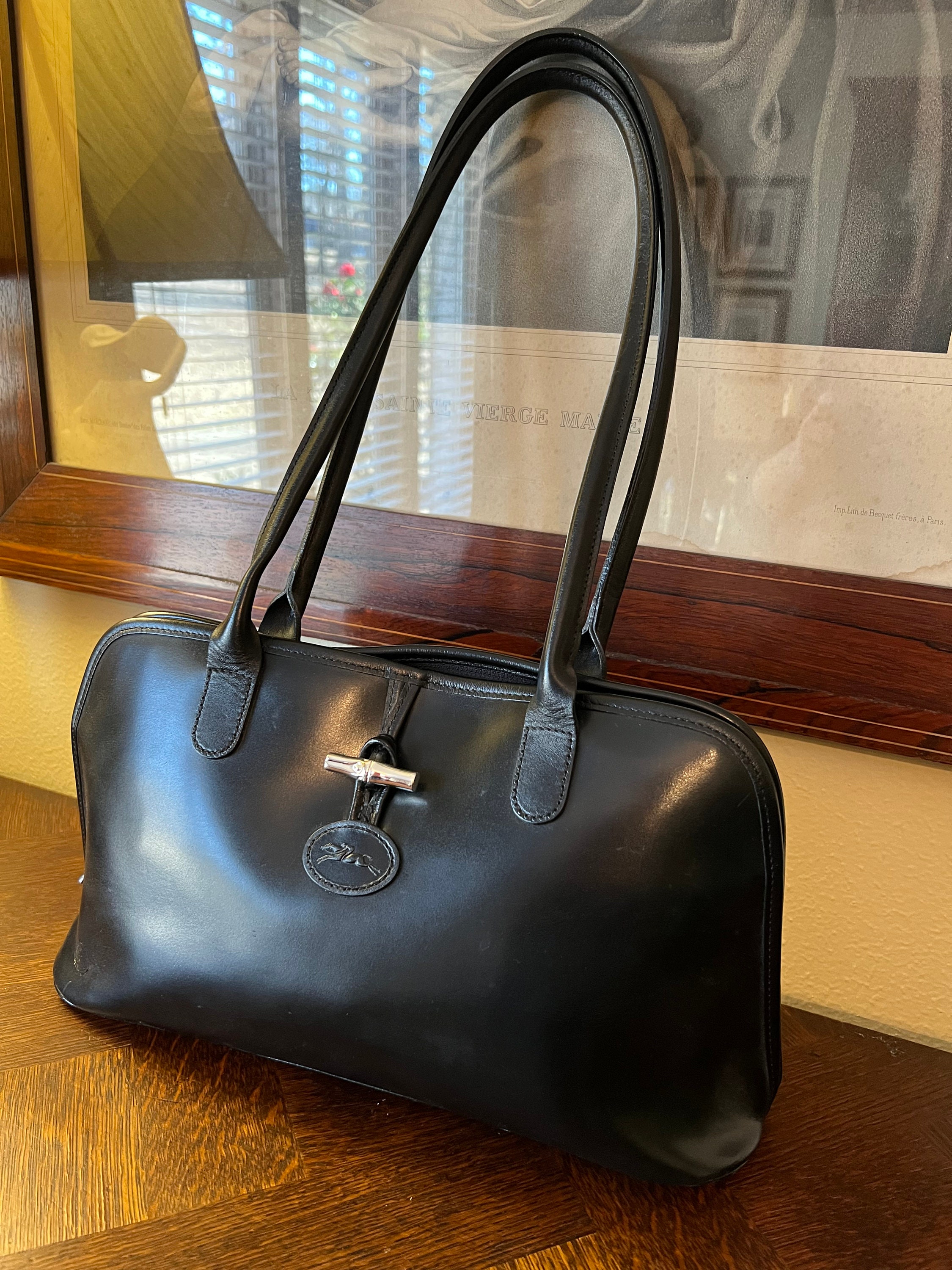 Longchamp Roseau Leather Bag