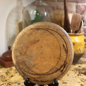 Antique wood bread board