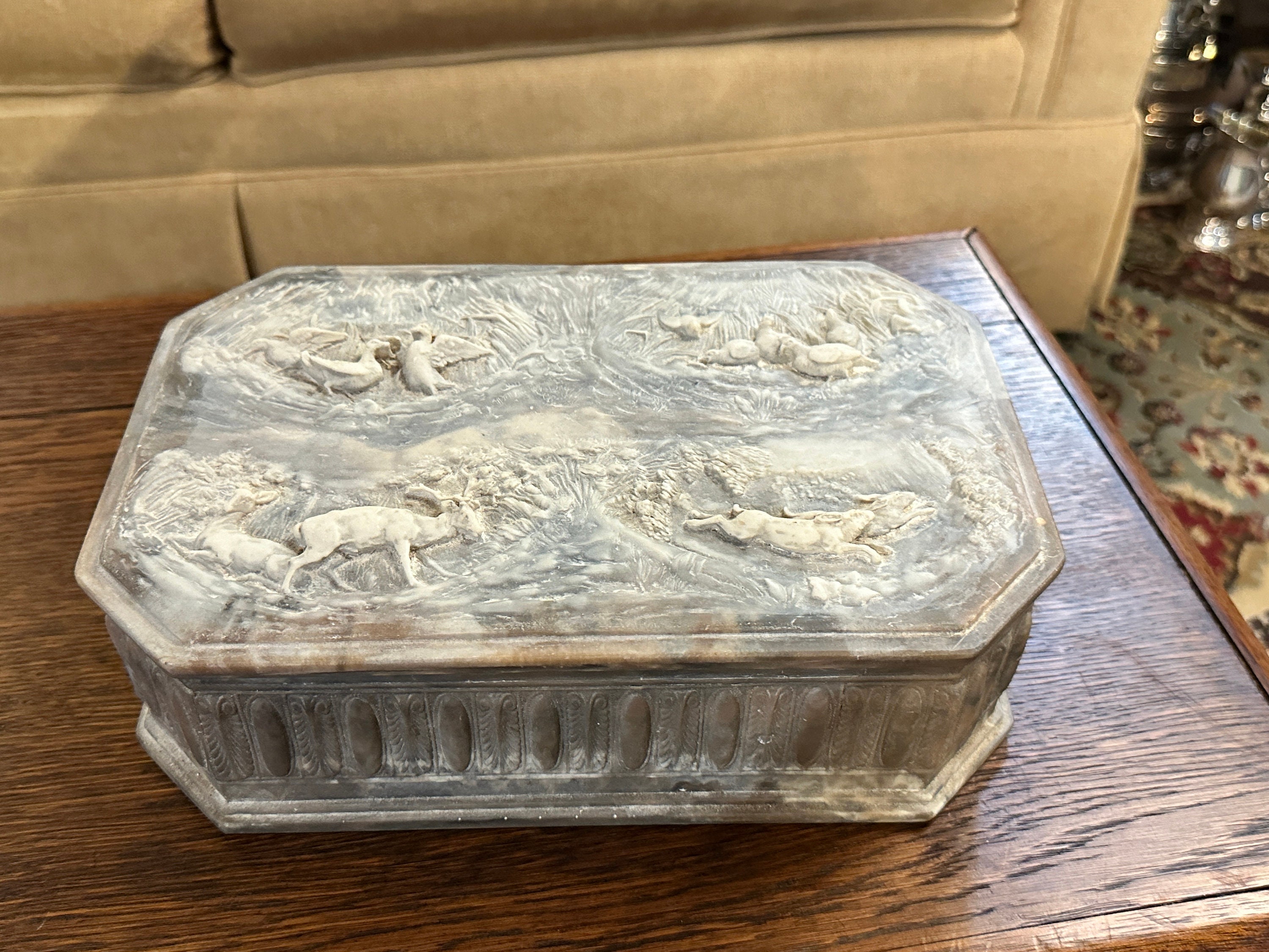 Incolay Jewelry Box - Etsy