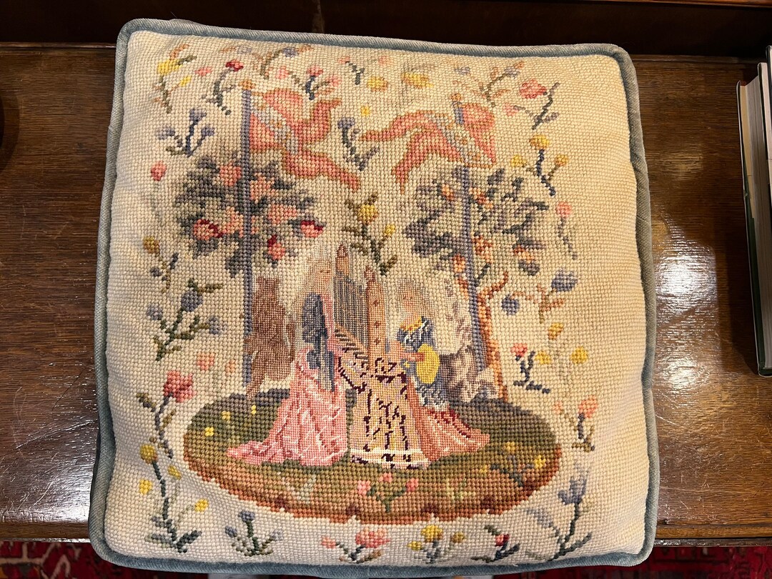 Trust Dolly Needlepoint Pillow
