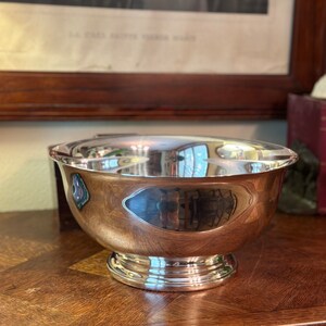 Large Silver plate Revere Bowl Newport by Gorham