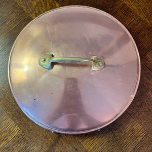 Antique Copper Saucepan Lid