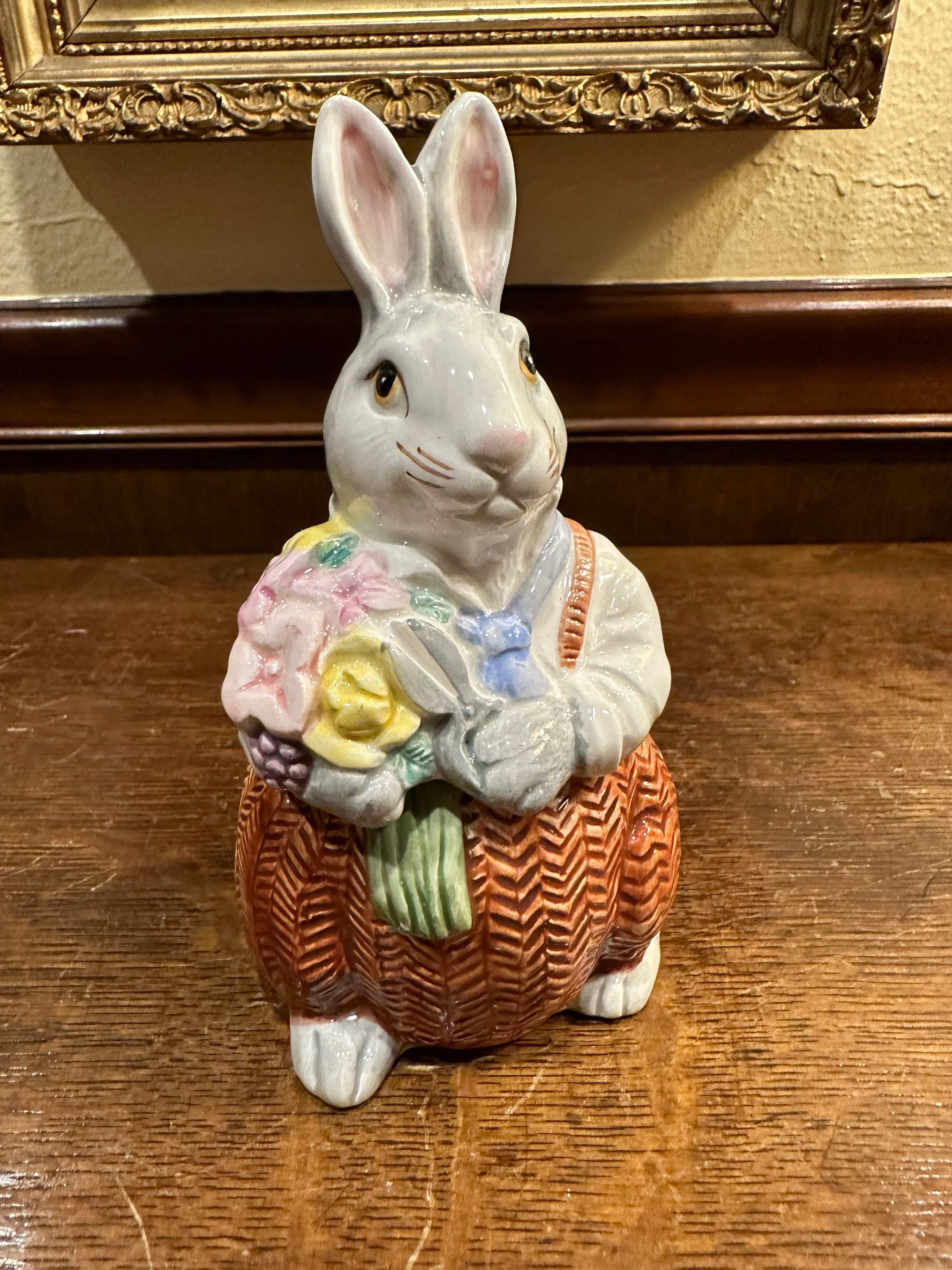 Vintage Fitz and Floyd Rabbit Box - Etsy