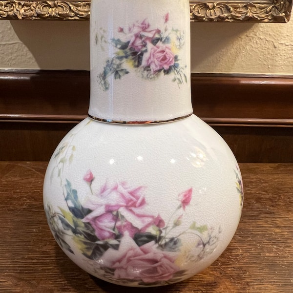 Ceramic Carafe with roses