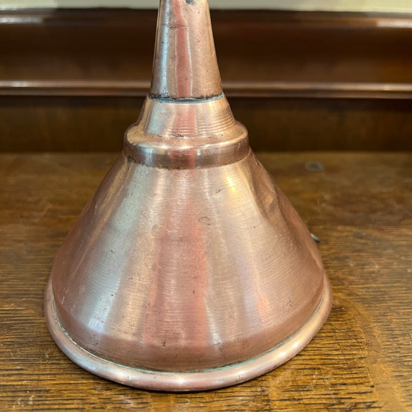 Antique Copper Funnel Etsy