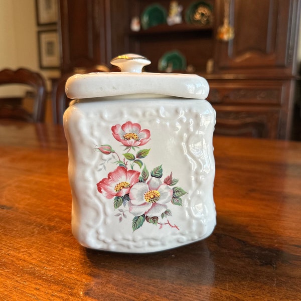 House of Webster - Wild Briar Rose Cookie Biscuit Jar Coffee Canister