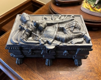 Antique English Match box, Trinket box, Writing Casket or Tobacco box