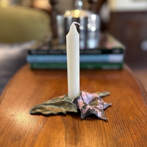 Art deco LVL lily Candlestick Candleholder